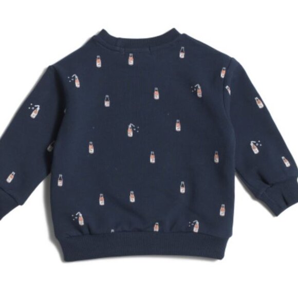 NWT MILES THE LABEL Infant Boys Pop Printed Sweatshirt and Jogger Pant - Picture 4 of 10